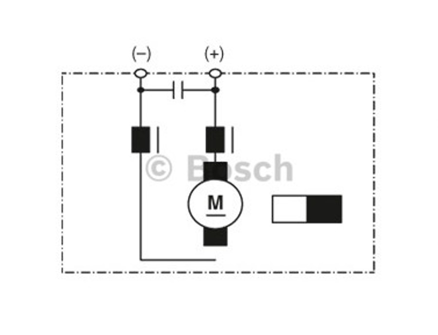 Motor de Arrefecimento Dpg 12V 150W - Bosch - F006KM0402 - Unitário