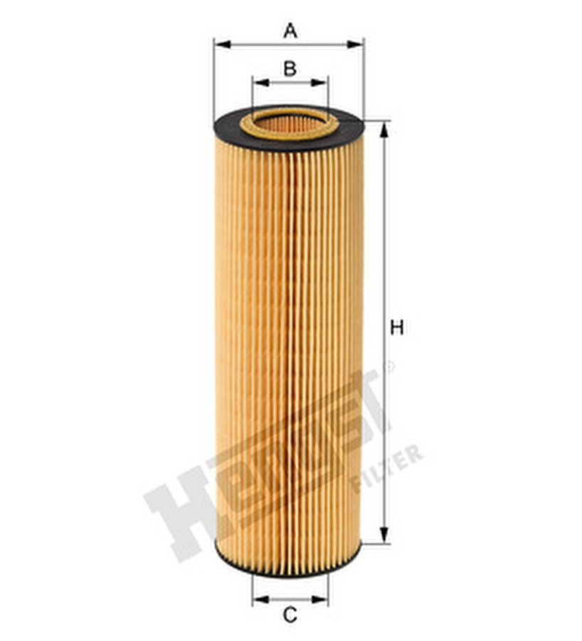 Elemento Filtro Óleo - Hengst - E123H D194 - Unitário