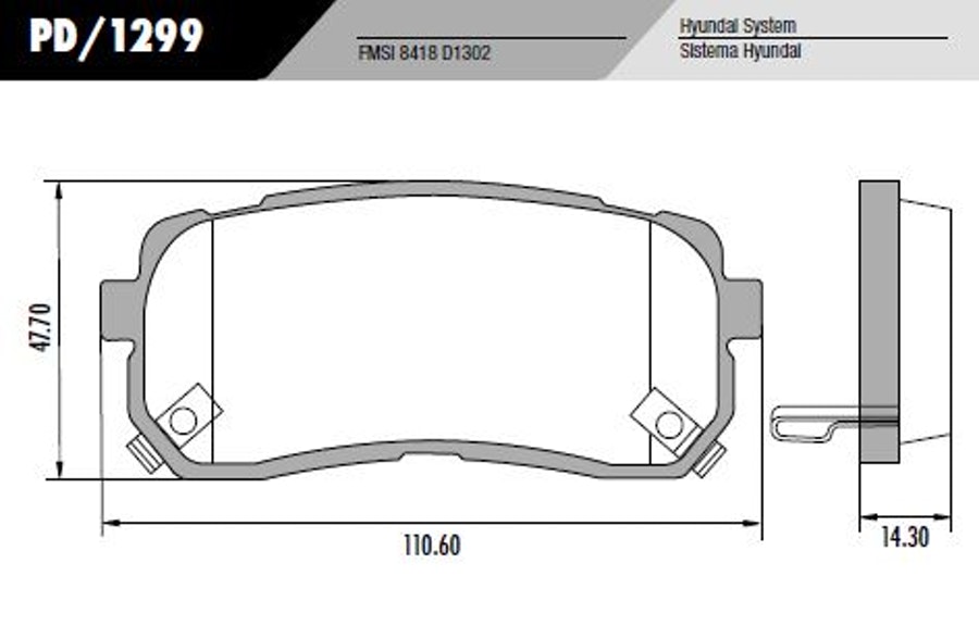 Pastilha de Freio - Fras-le - PD/1299 - Jogo