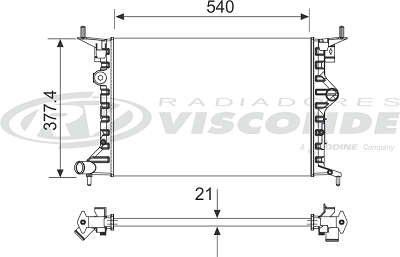 Radiador de Água - Visconde - 12569 - Unitário