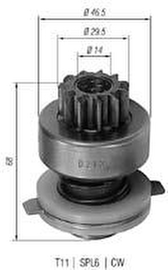 Impulsor de Partida do Motor de Arranque - Zen - 0213 - Unitário