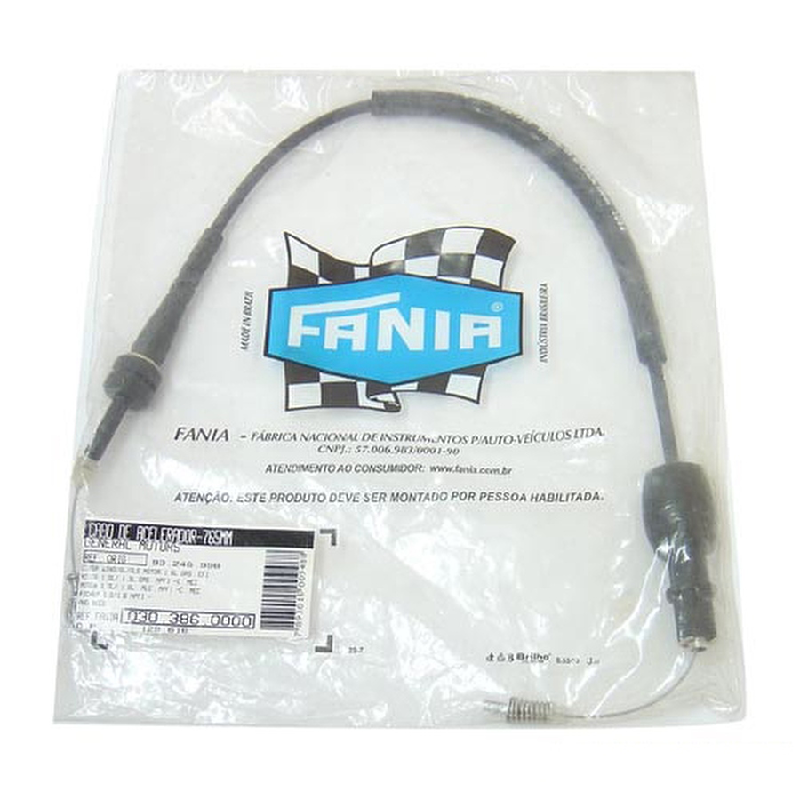Cabo do Acelerador - Fania - 30-386 - Unitário