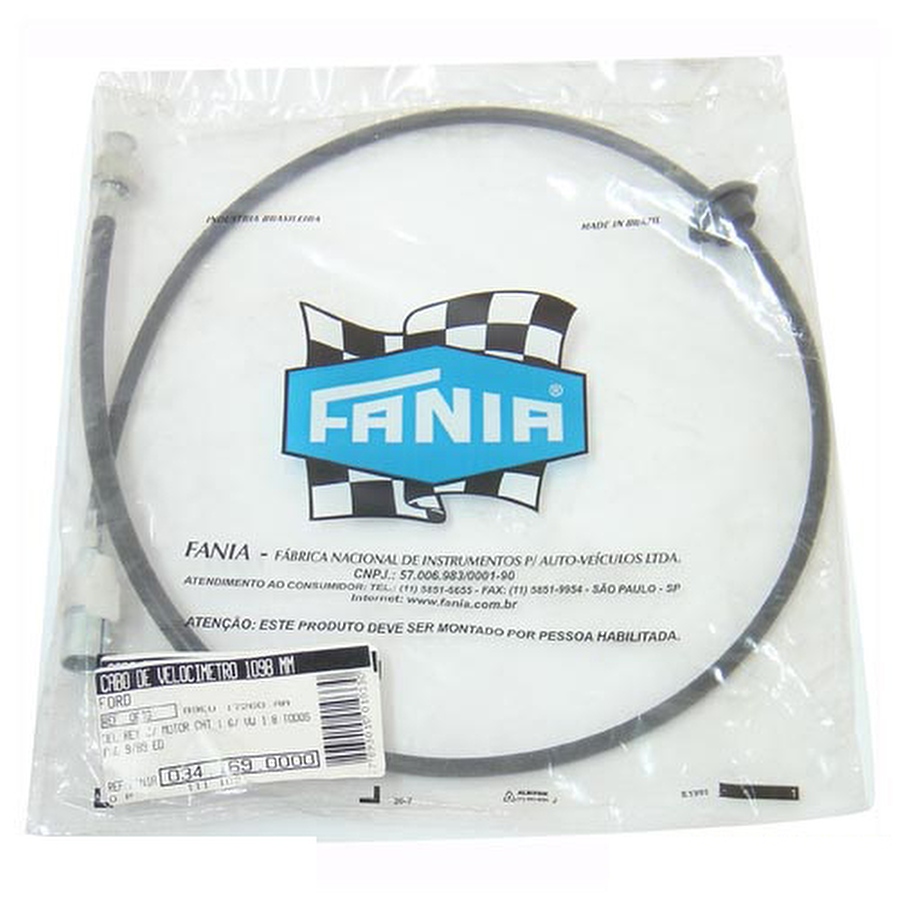 Cabo do Velocímetro - Fania - 34-169 - Unitário