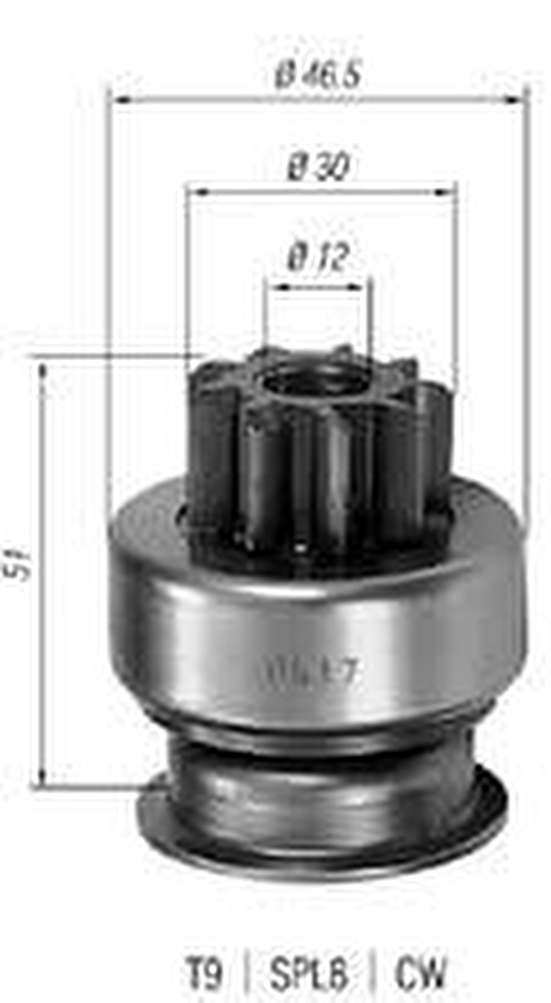 Impulsor de Partida do Motor de Arranque - Zen - 0617 - Unitário