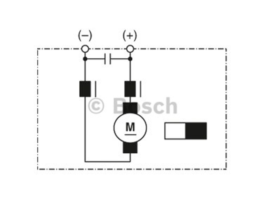 Motor de Arrefecimento C.C. Gpc 12V 270W - Bosch - 9130451125 - Unitário