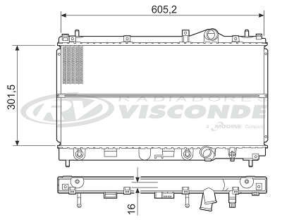 Radiador de Água - Visconde - 12983 - Unitário