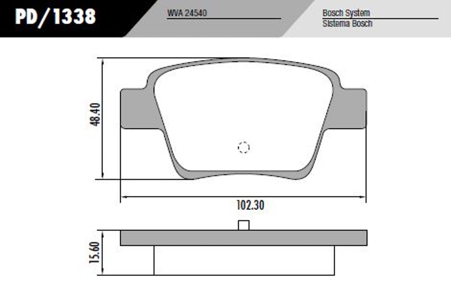 Pastilha de Freio - Fras-le - PD/1338 - Jogo