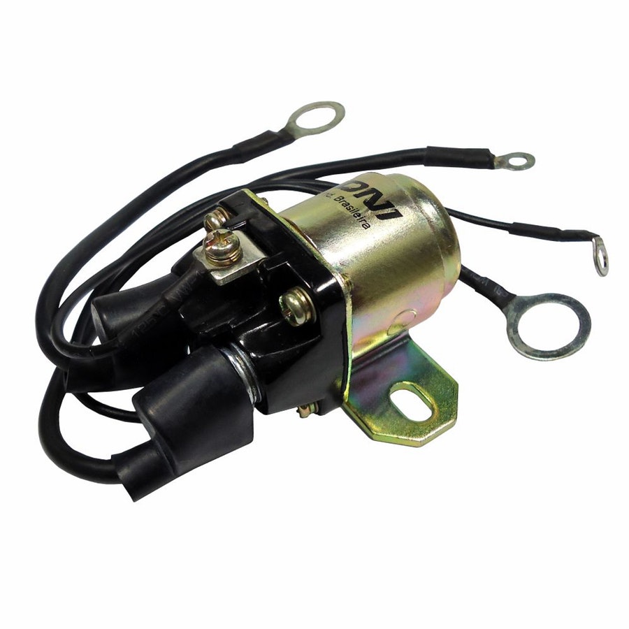 Relé Auxiliar Partida C/ Chicote Delco 10511415 / Case 75264239 - Negativo Isolado 24V - DNI - DNI 8176 - Unitário