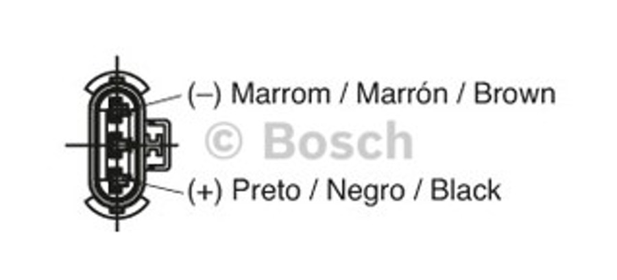 Motor de Arrefecimento C.C. Gpb 12V 350W - Bosch - F006KM0611 - Unitário