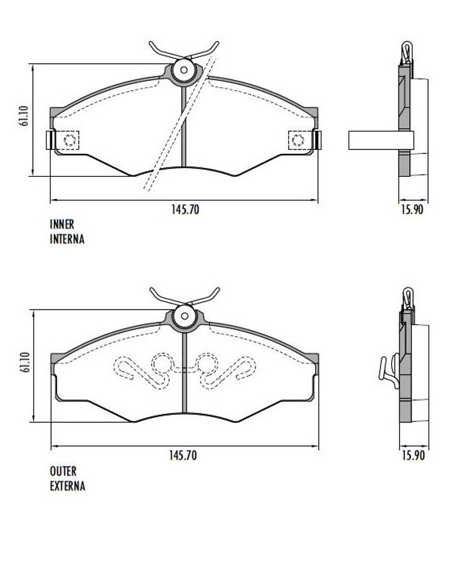 Pastilha de Freio - Fras-le - PD/114 - Jogo