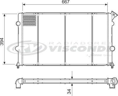 Radiador de Água - Visconde - 19224 - Unitário