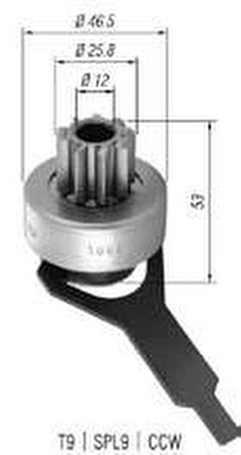 Impulsor de Partida do Motor de Arranque - Zen - 1068 - Unitário