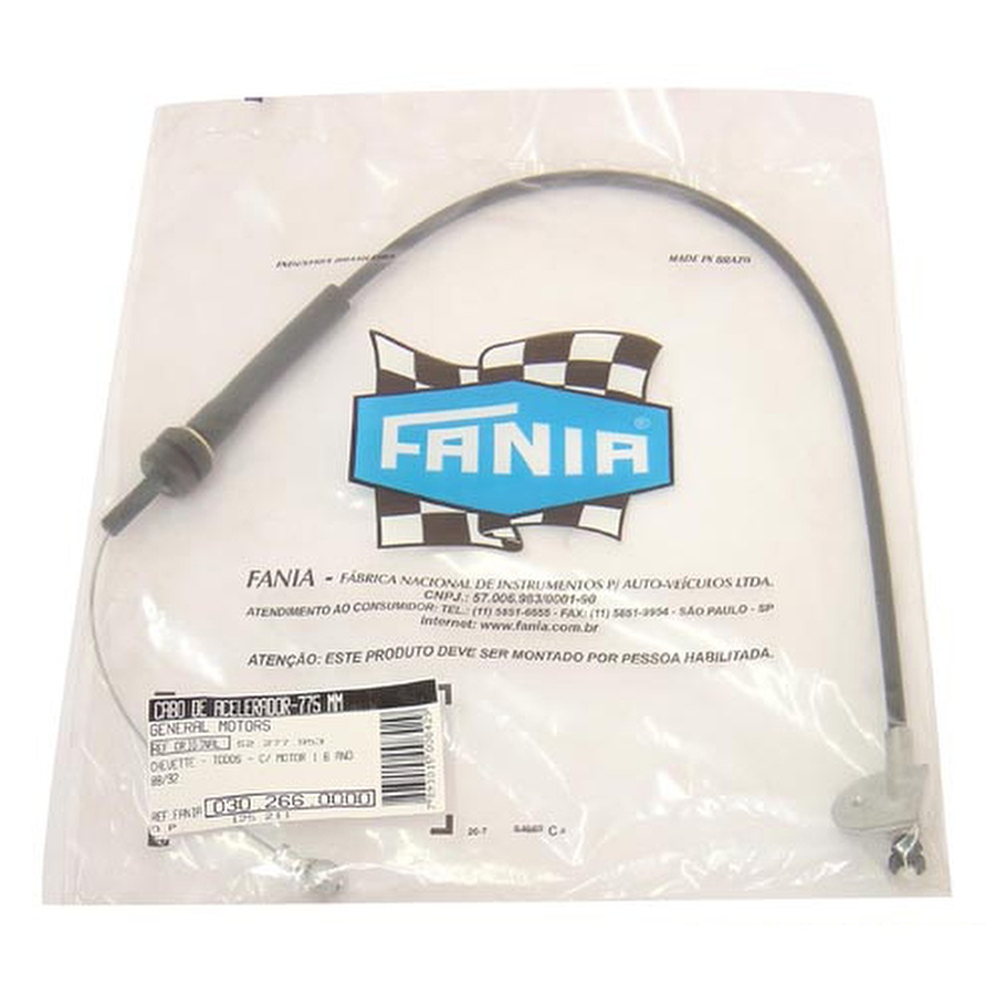 Cabo do Acelerador - Fania - 30-266 - Unitário