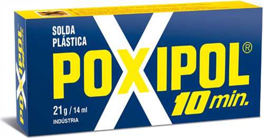 Adesivo Epóxi Poxipol 10min Pastoso 21g - Poxipol - 21 - Unitário