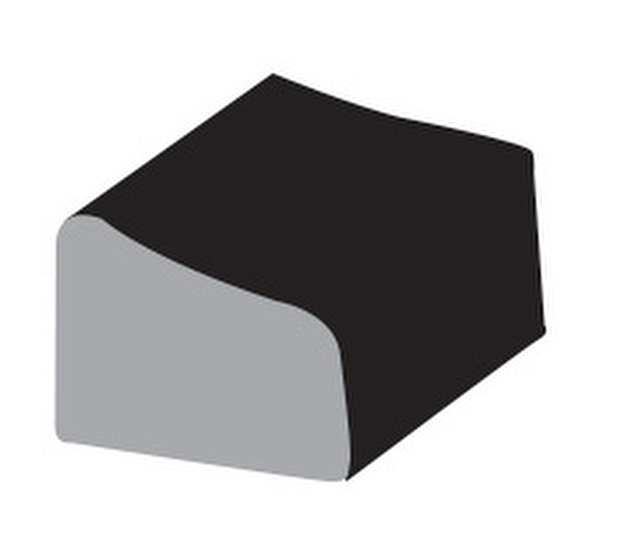 Rolo de Borracha do Capô - Uniflex - 39368 - Unitário