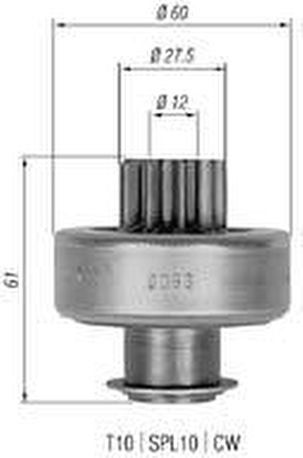 Impulsor de Partida do Motor de Arranque - Zen - 0983 - Unitário