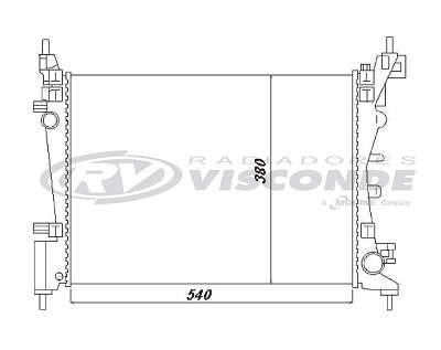 Radiador de Água - Visconde - 12850 - Unitário