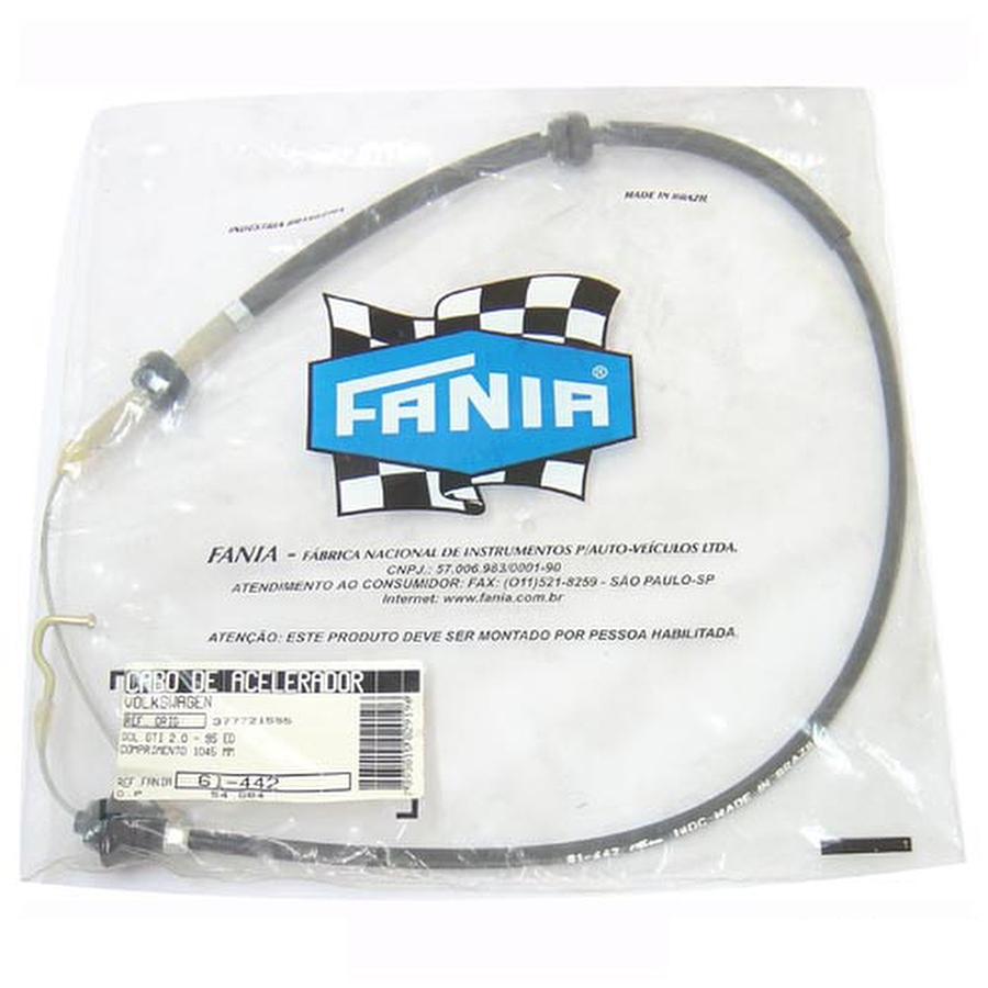 Cabo do Acelerador - Fania - 61-442 - Unitário