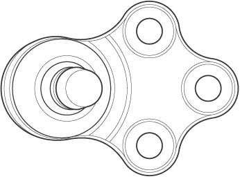 Pivô - Nakata - N 6068 - Unitário