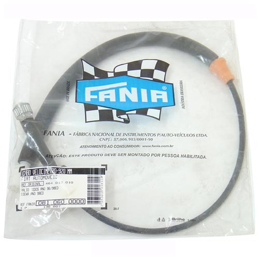 Cabo do Velocímetro - Fania - 81-060 - Unitário