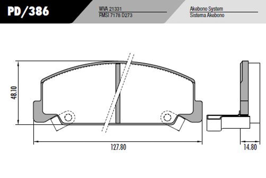 Pastilha de Freio - Fras-le - PD/386 - Jogo