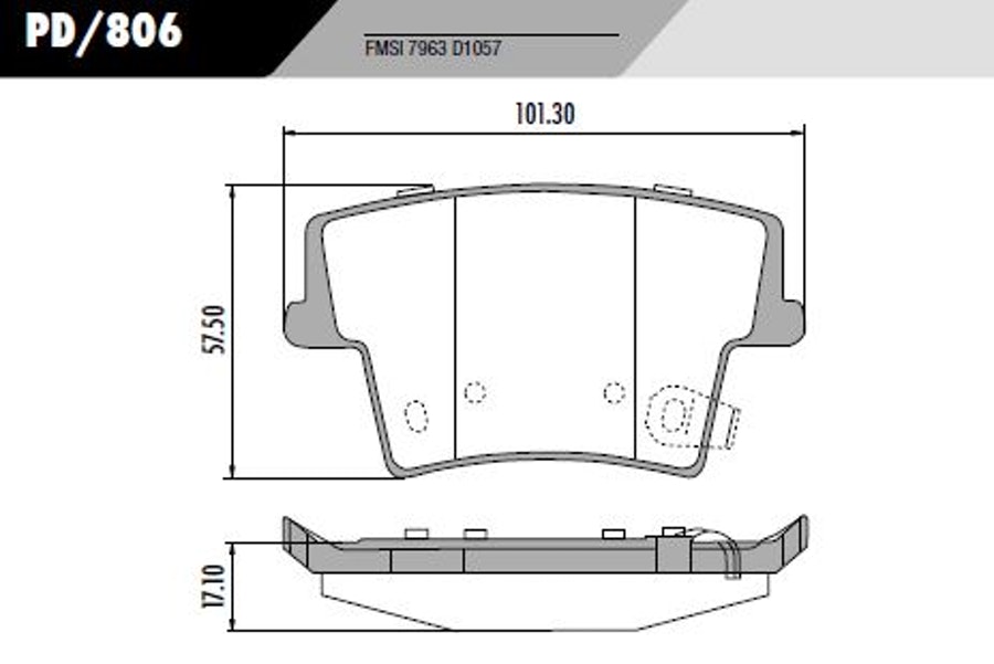 Pastilha de Freio - Fras-le - PD/806 - Jogo