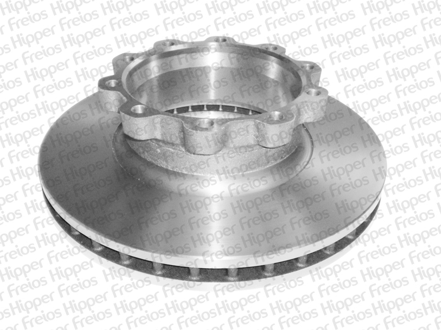Disco de Freio Ventilado sem Cubo - Hipper Freios - HF 1940 - Par