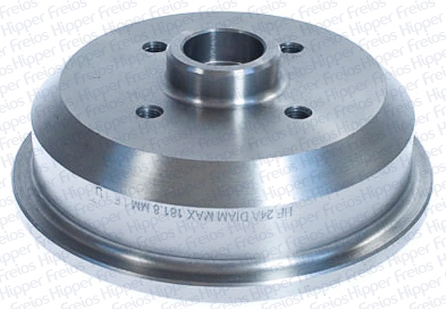 Tambor de Freio com Cubo - Hipper Freios - HF 24A - Par