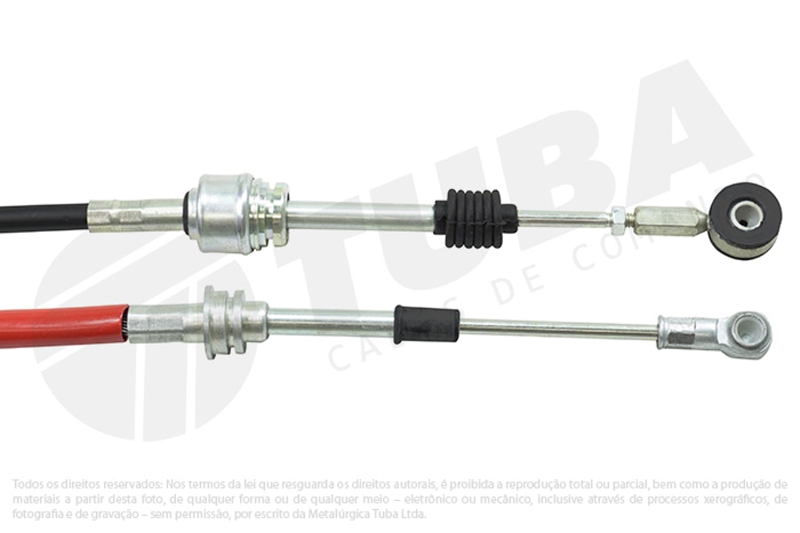 Cabo de Comando do Câmbio - Tuba Cabos - 6623 - Unitário