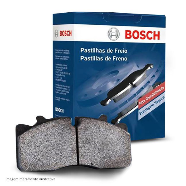 Pastilha de Freio - BB 0003/BB 24 - Bosch - 0986BB0260 - Jogo