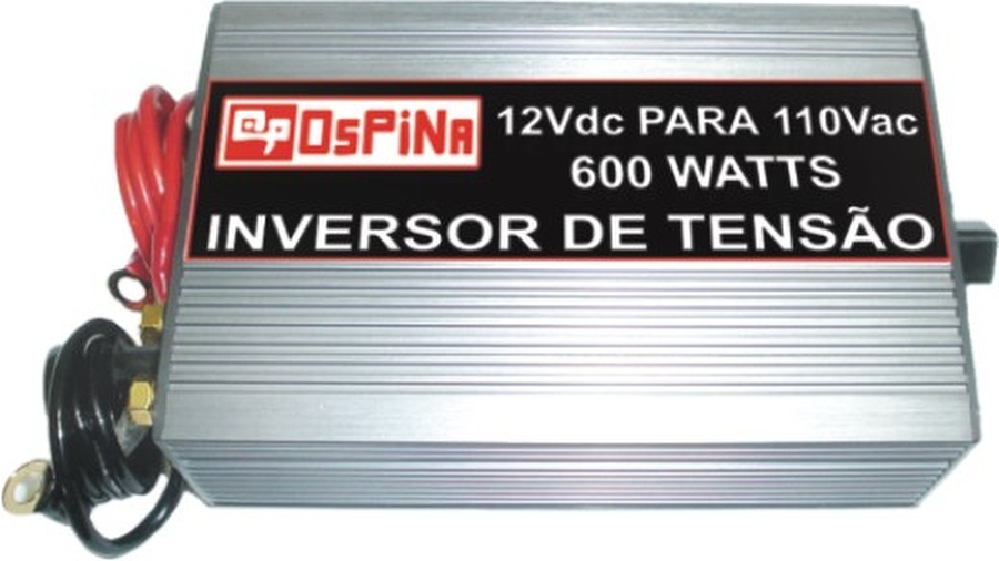Inversor de Tensão de 12Vdc>110Vac - Ospina - 083034 - Unitário
