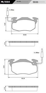 Pastilha de Freio - Fras-le - PD/522-E - Jogo