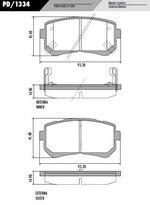Pastilha de Freio - Fras-le - PD/1334 - Jogo