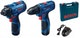 alt: Miniatura imagem do produto Kit Parafusadeira Impacto GDR120-LI + GSR 120-LI com Maleta Bivolt Bosch - Bosch Equipamentos - 06019F00E1 - Unitário